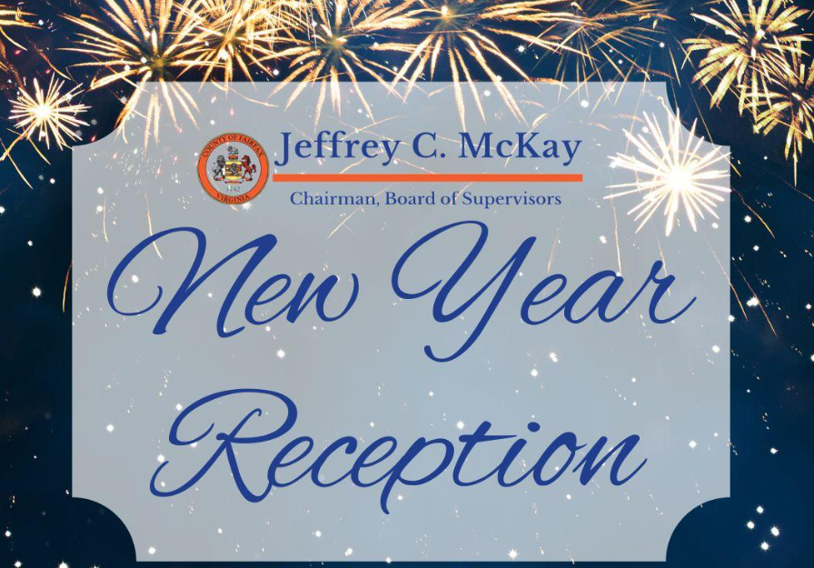 Graphic reading Chairman Jeffery C. McKay New year reception
