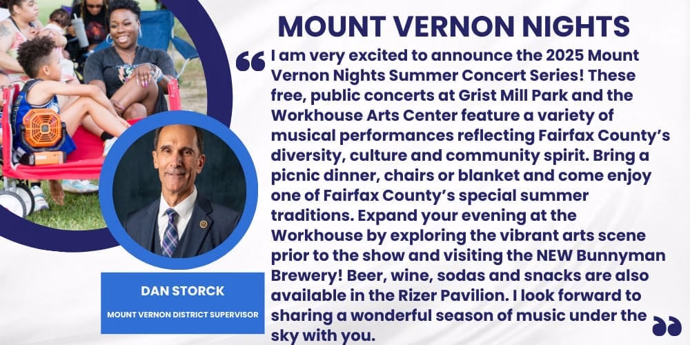 Dan Storck Mount Vernon Nights Summer Concert Series