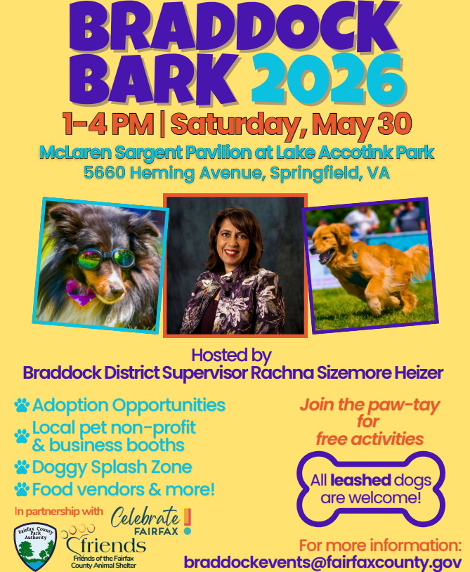 Braddock Bark 2026: A fun-filled event for dog owners and their pets in Springfield, VA